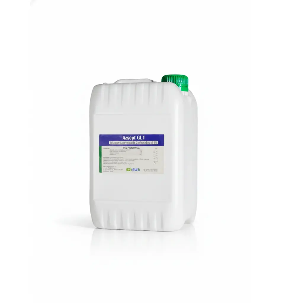 Azsept GL Clorhexidina Hidroalcohólica 1% (5 Litros)