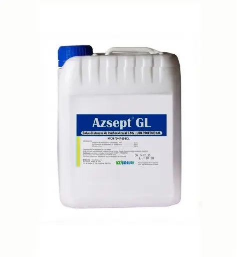 [AZ-GL-AC05-5L] Azsept GL Clorhexidina Acuosa 0.5% (5 Litros)