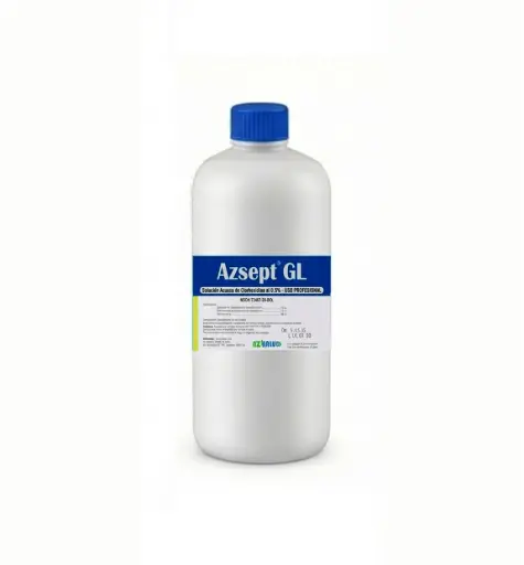 [AZ-GL-AC05-1L] Azsept GL Clorhexidina Acuosa 0.5% (1 Litro)
