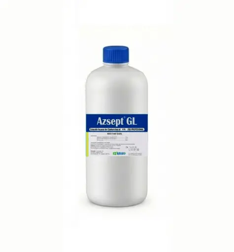 [AZ-GL-AC4-1L] Azsept GL Clorhexidina Acuosa 4% (1 Litro)