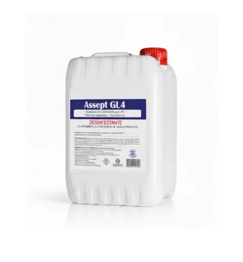 [AZ-GL-JB4-5L] Azsept GL Clorhexidina Jabonosa 4% (5 Litros)